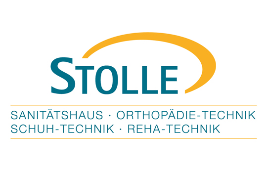 Logo von Stolle mit Schriftzug Sanitätshaus, Orthopädie-Technik und Reha-Technik